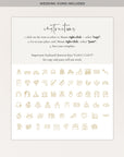 Ambra | Fall Wedding Order of Events Template