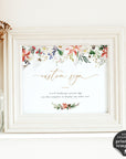 Natalia | Christmas Themed Custom Wedding Sign Template