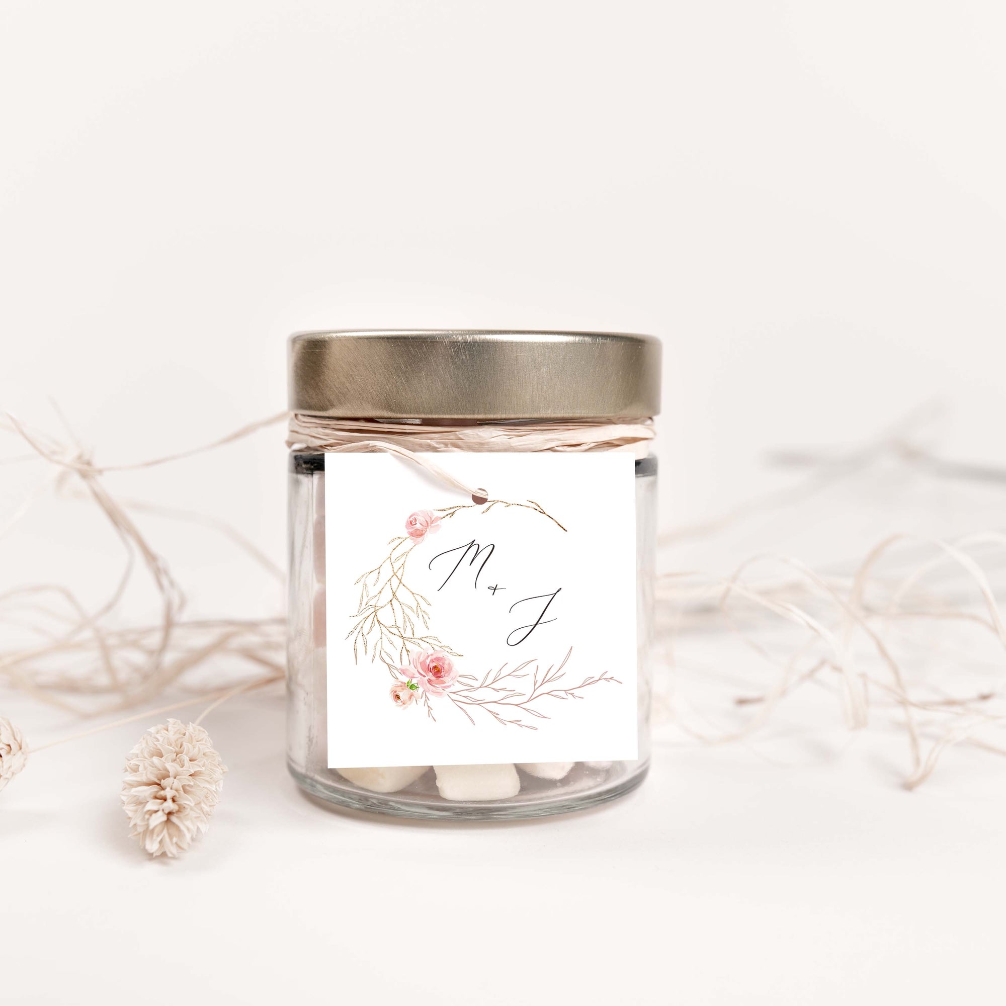 Fiorella | Romantic Wedding Monogram Design Template