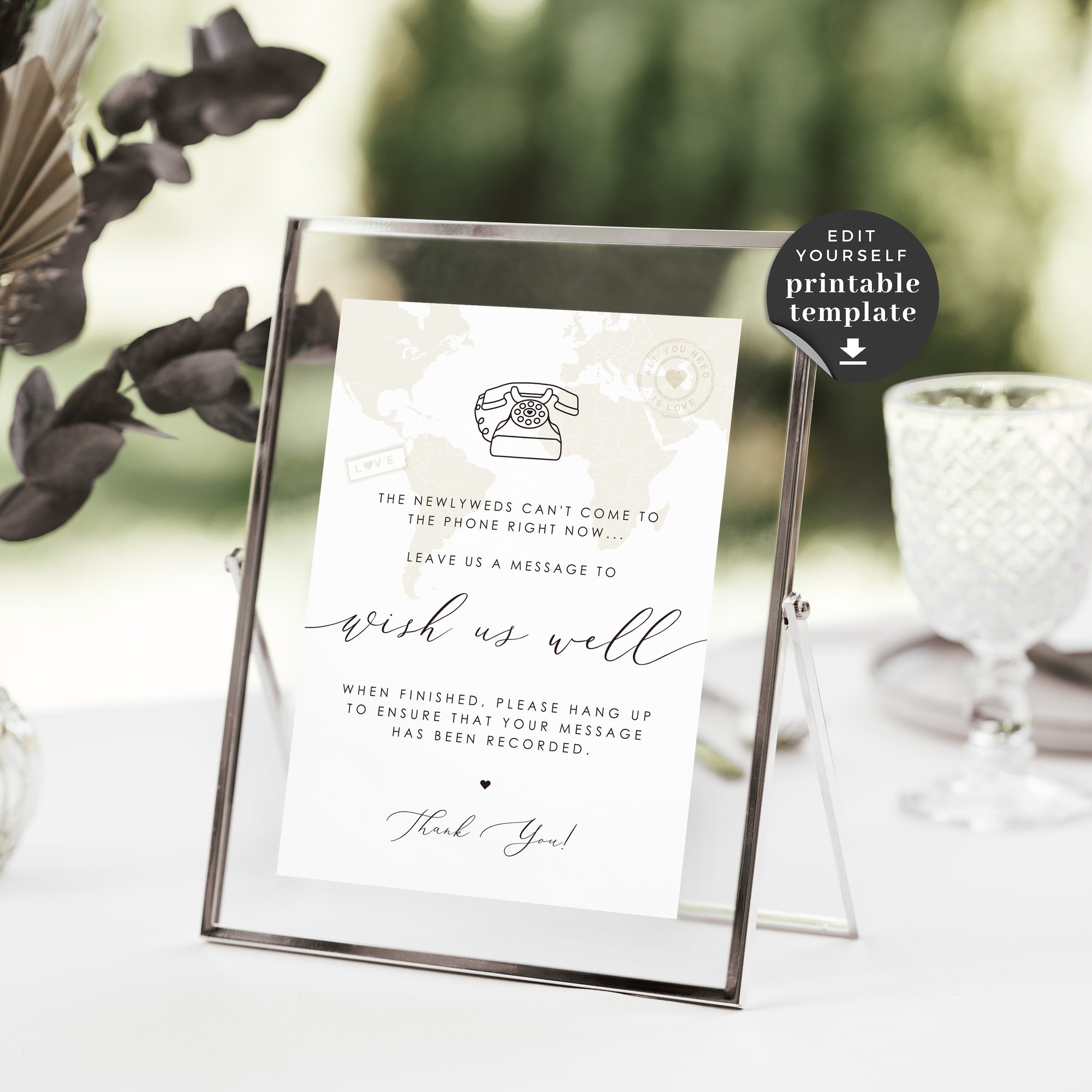 Sofia | Audio Guest Book Sign Printable