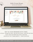 Natalia | Christmas Themed Custom Wedding Sign Template