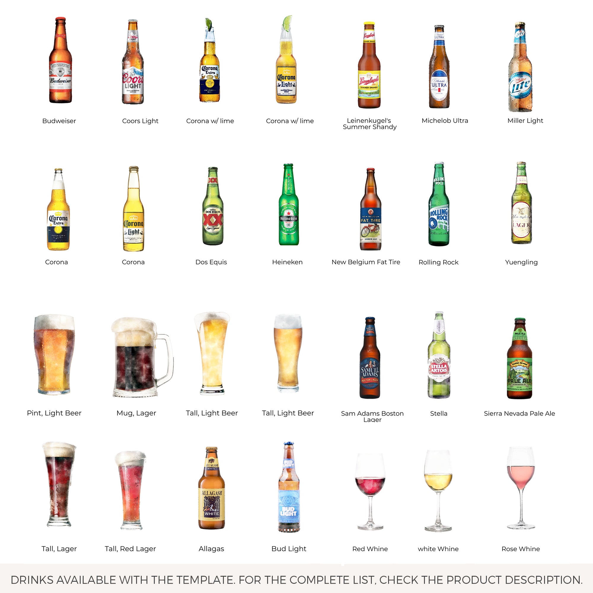Sofia | Signature Drink Sign Template