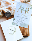 Flora | Rustic Save the Date Card Template