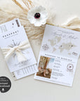 Sofia | Printable Passport Wedding Invitation with Boarding Pass Rsvp