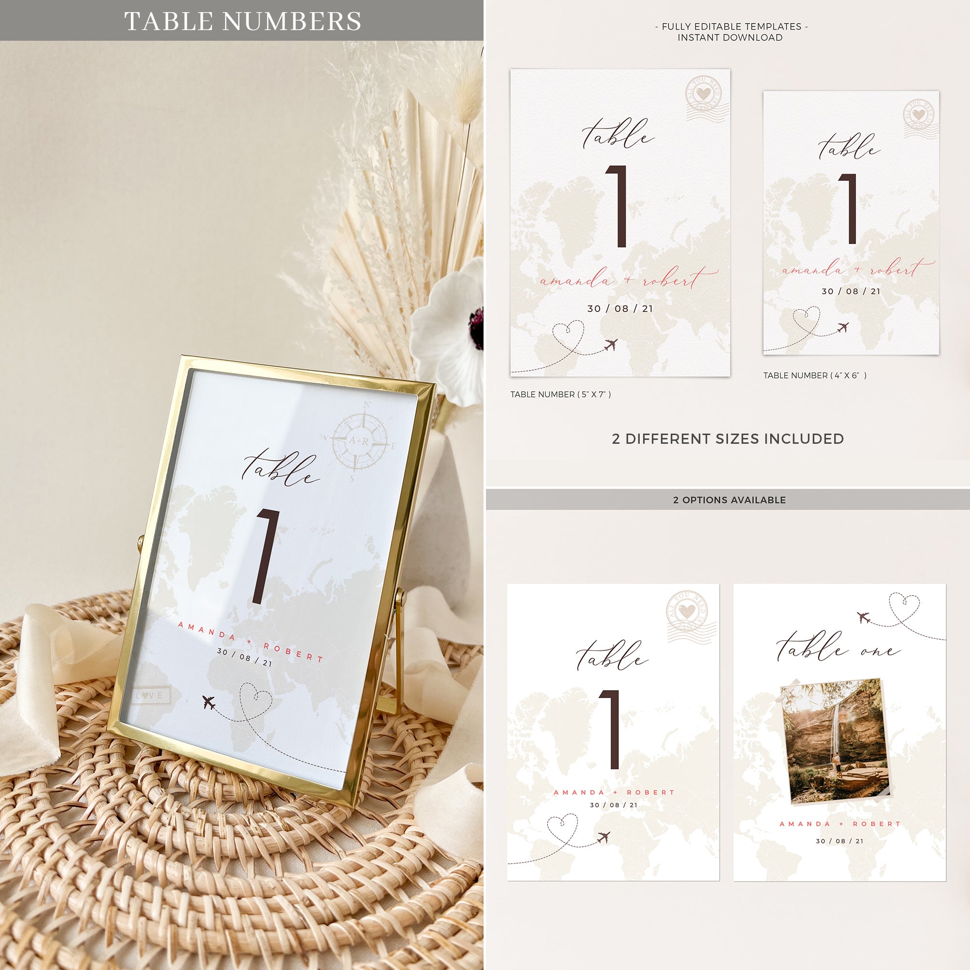 Sofia | Destination Wedding Mini Bundle Stationery Templates