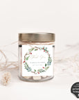 Natalia | Christmas Wedding Favor Tags Template