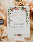 Natalia | Christmas Wedding Invitation Template