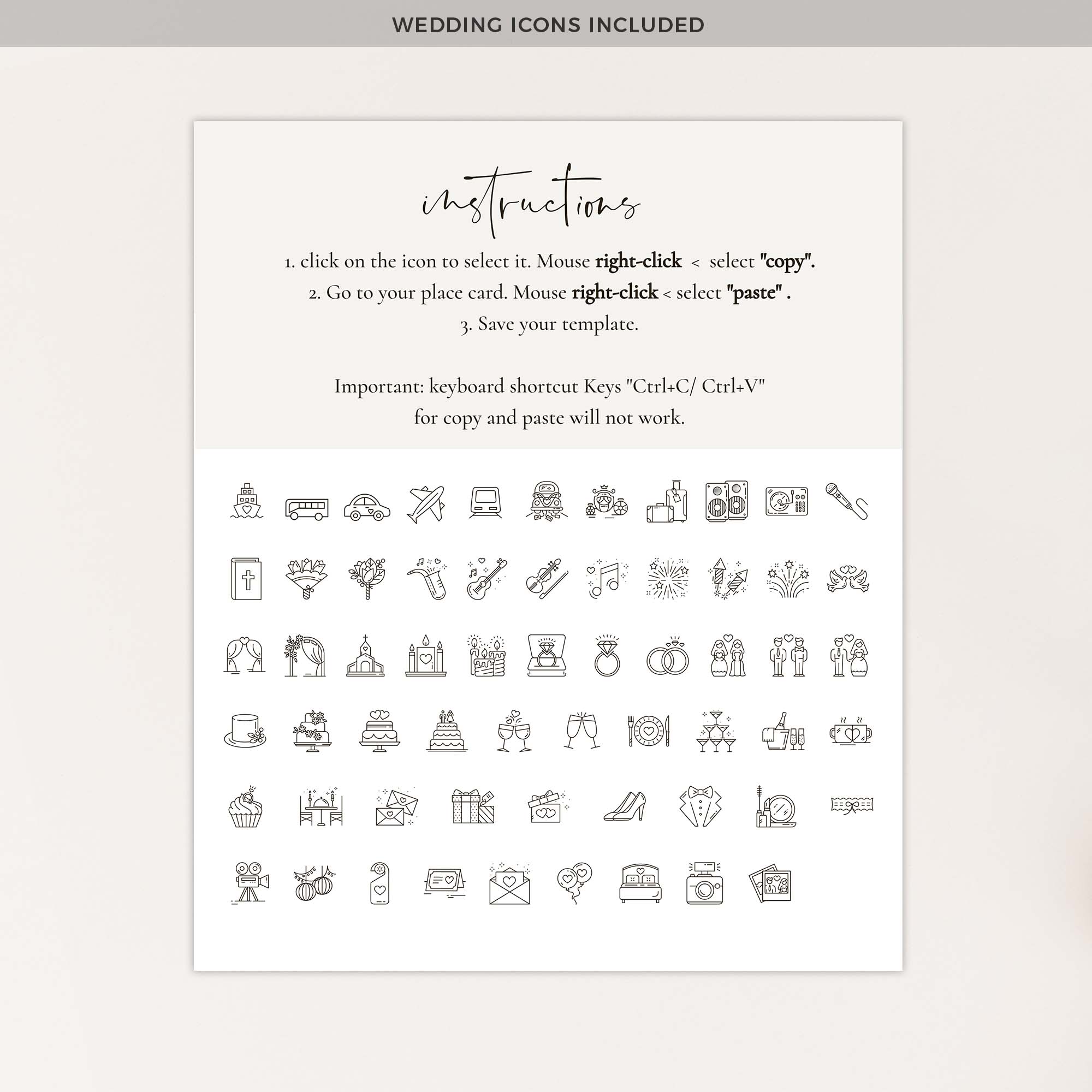 Fiorella | Order of Event Sign Template