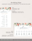 Natalia | Christmas Wedding Day Timeline Template