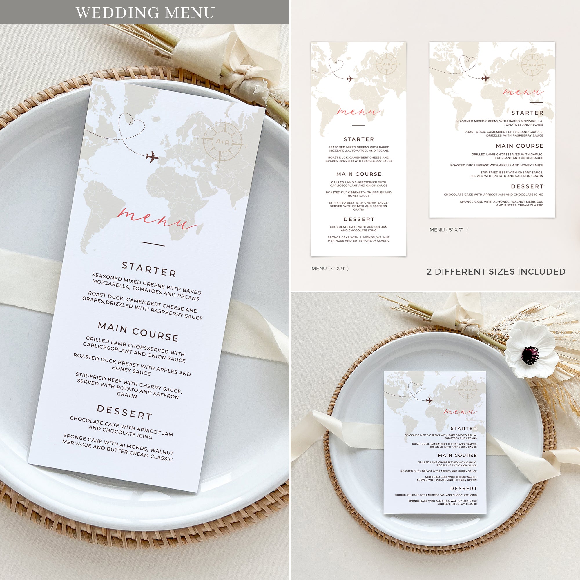 Sofia | Destination Wedding Mini Bundle Stationery Templates