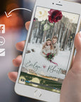 Forest Green & Burgundy Save the Date Video