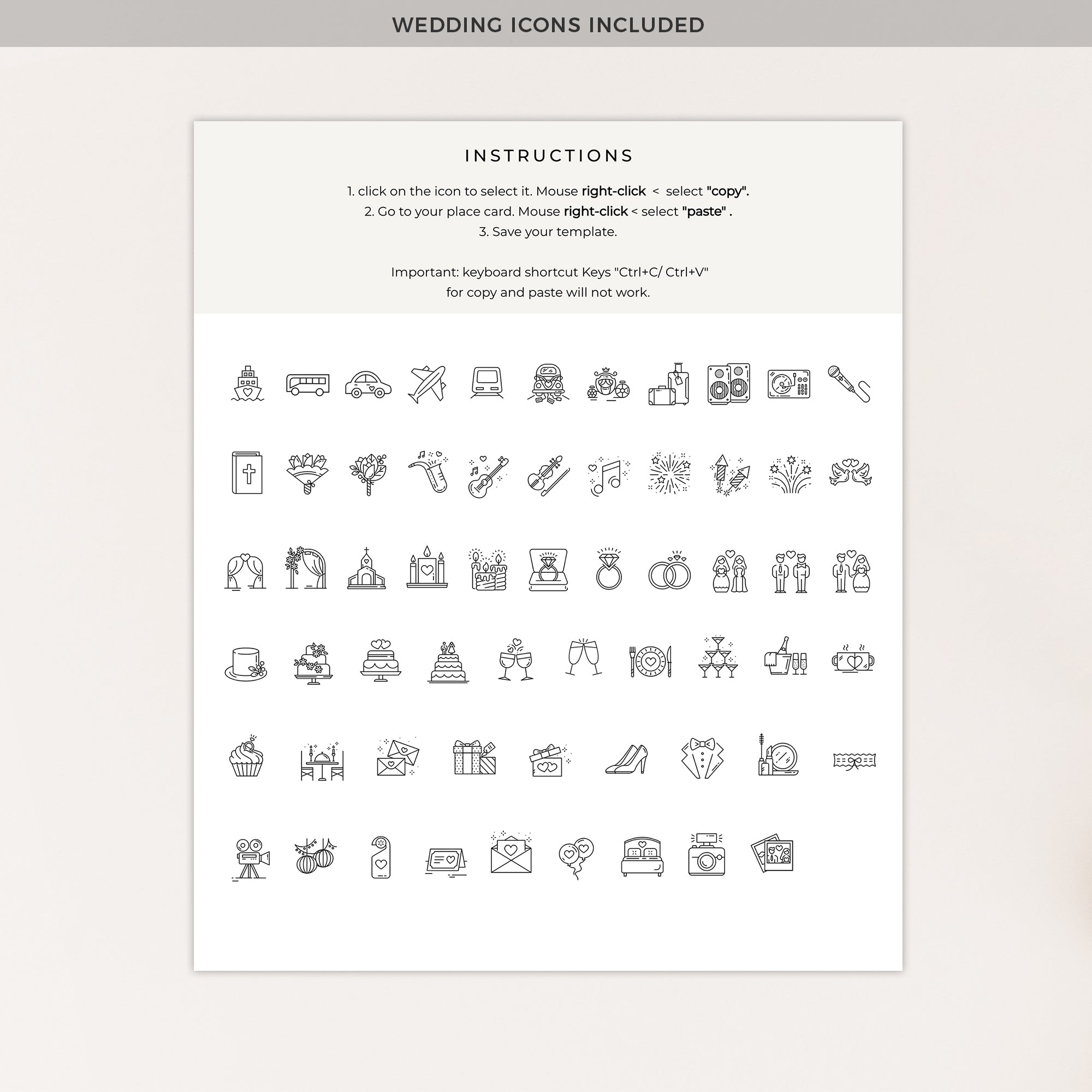 Giulia | Wedding Day Timeline Sign Template