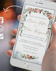 Natalia | Christmas Themed Wedding Invitation Evite