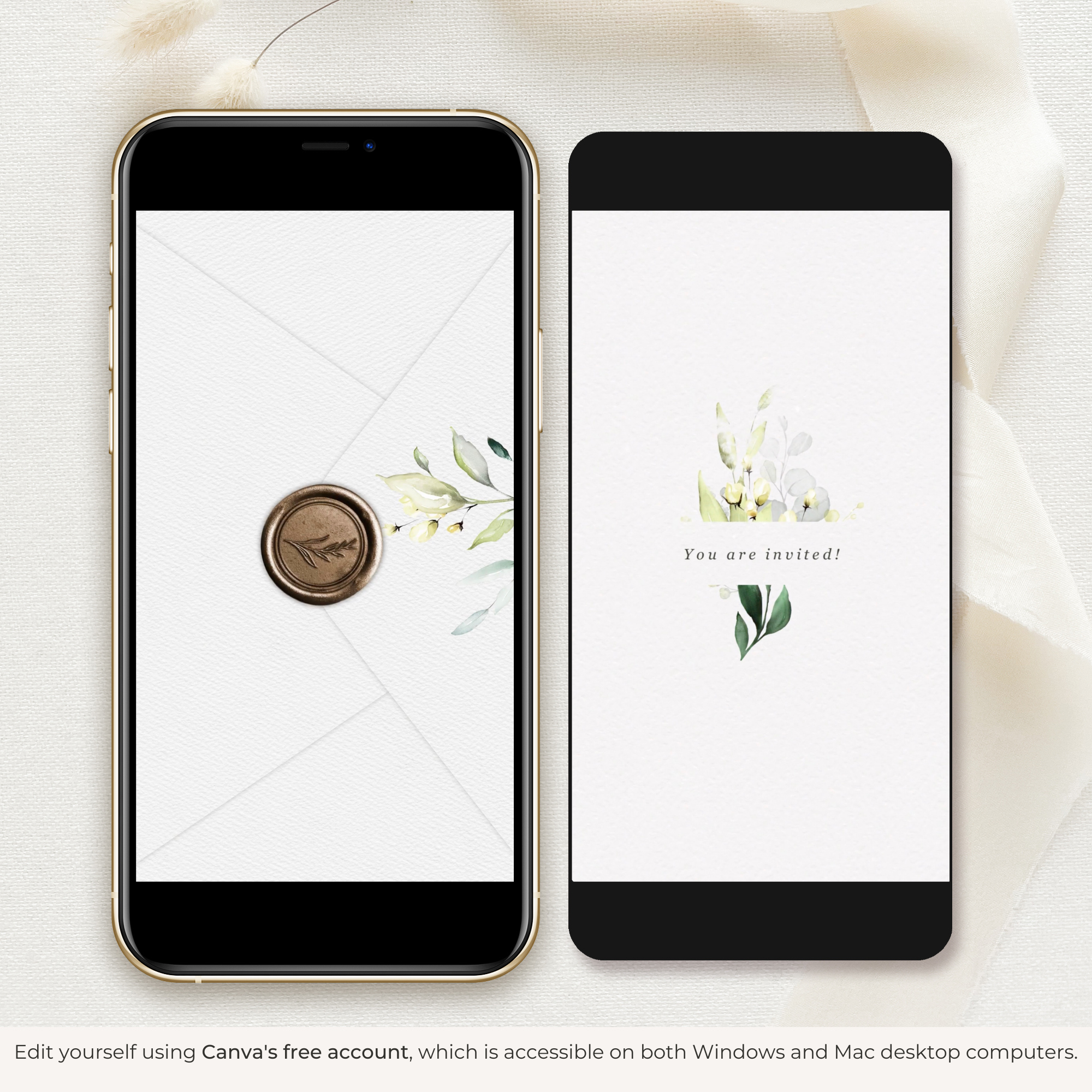 FLORA | Rustic Save the Date Video Template