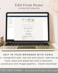 Flora | Rustic Bridal Brunch Electronic Invitations
