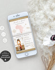 Sofia | Digital Save the Date Destination Wedding Passport