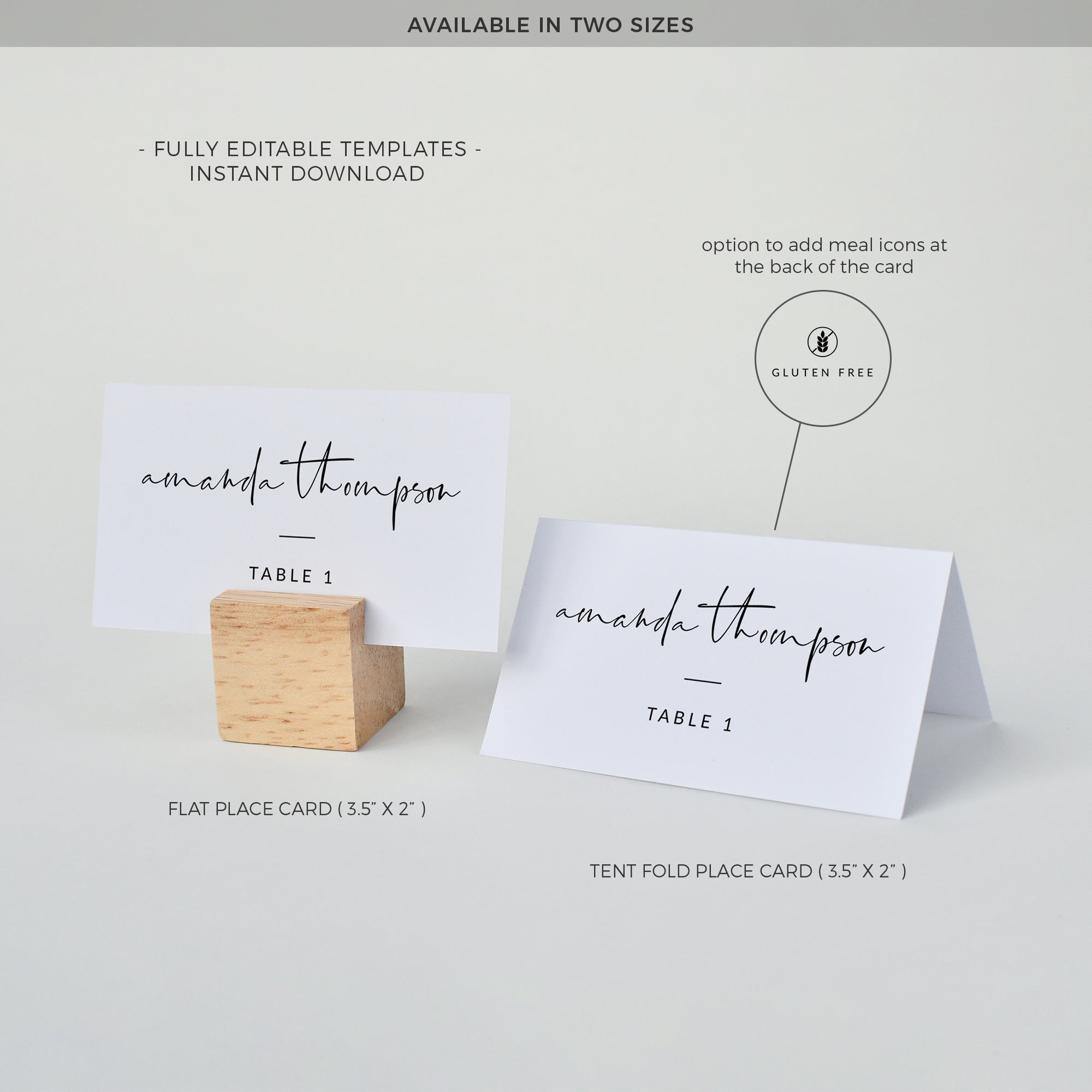 Giulia | Printable Wedding Place Cards