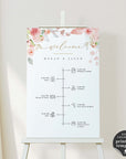 Fiorella | Order of Event Sign Template