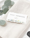Flora | Wedding Place Cards Template
