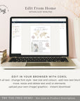 Sofia | Printable Passport Wedding Invitation with Boarding Pass Rsvp