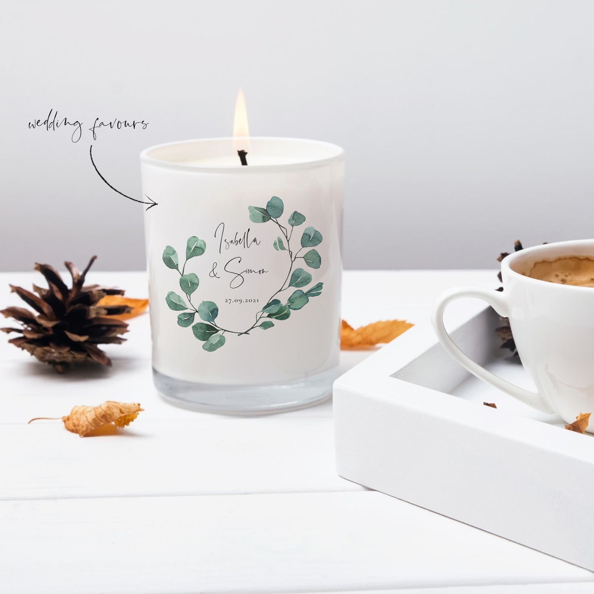 Luisa | Eucalyptus Wedding Logo Template