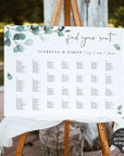 Luisa | Eucalyptus Wedding Seating Plan Template