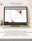 Ambra | Wedding Reception Sign Template