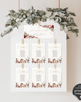 Ambra | Printable Seating Cards for Autumn Wedding