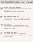 Sofia | Destination Wedding Weekend Itinerary Template Evite