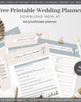 KONA Palm Tree Wedding Invitation Template with Photo