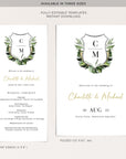 PALMA Template for Wedding Program Tropical