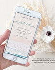 Tropical Beach Save the Date Digital