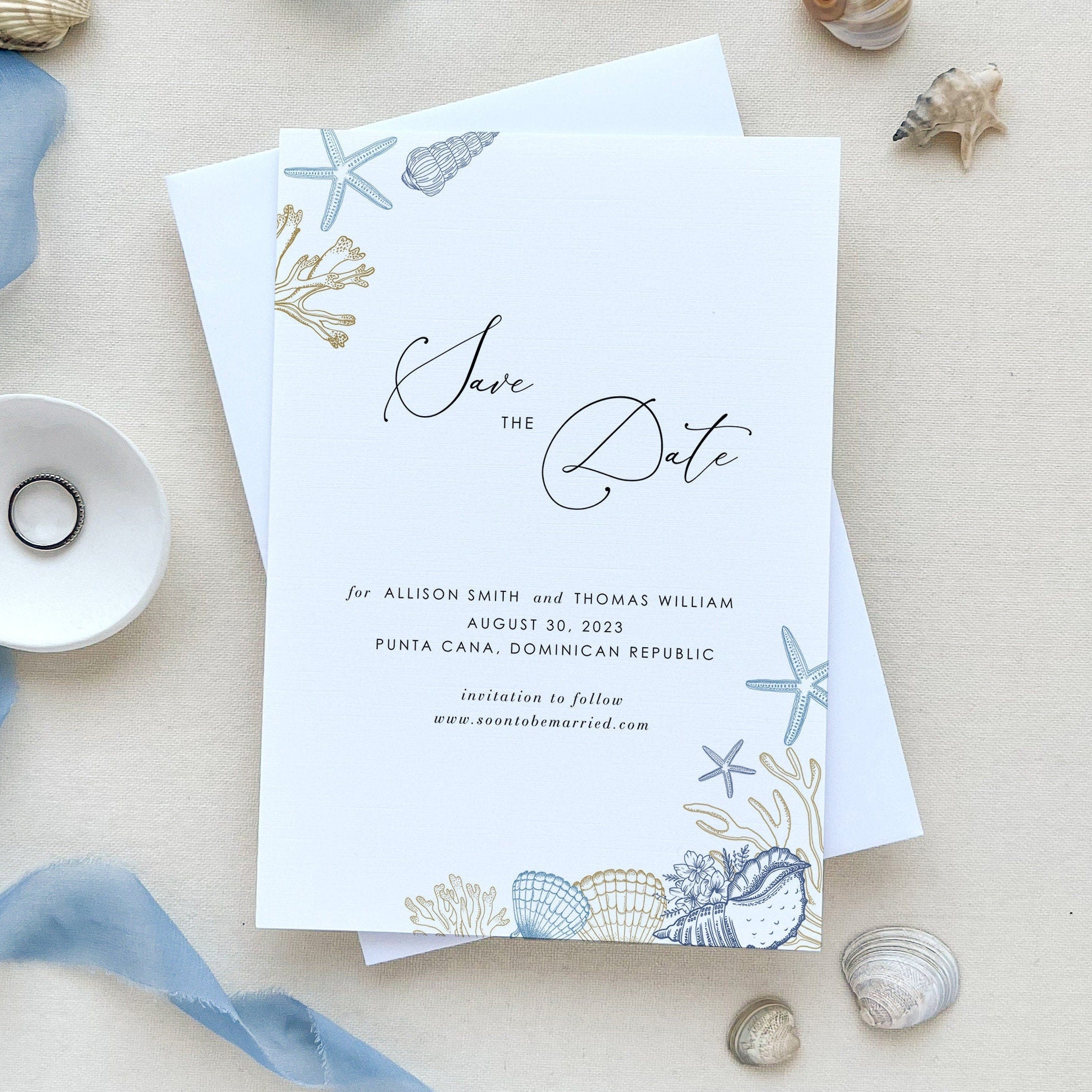 Hila | Beach Save the Date Template