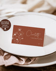 HAZEL Template for Wedding Place Cards