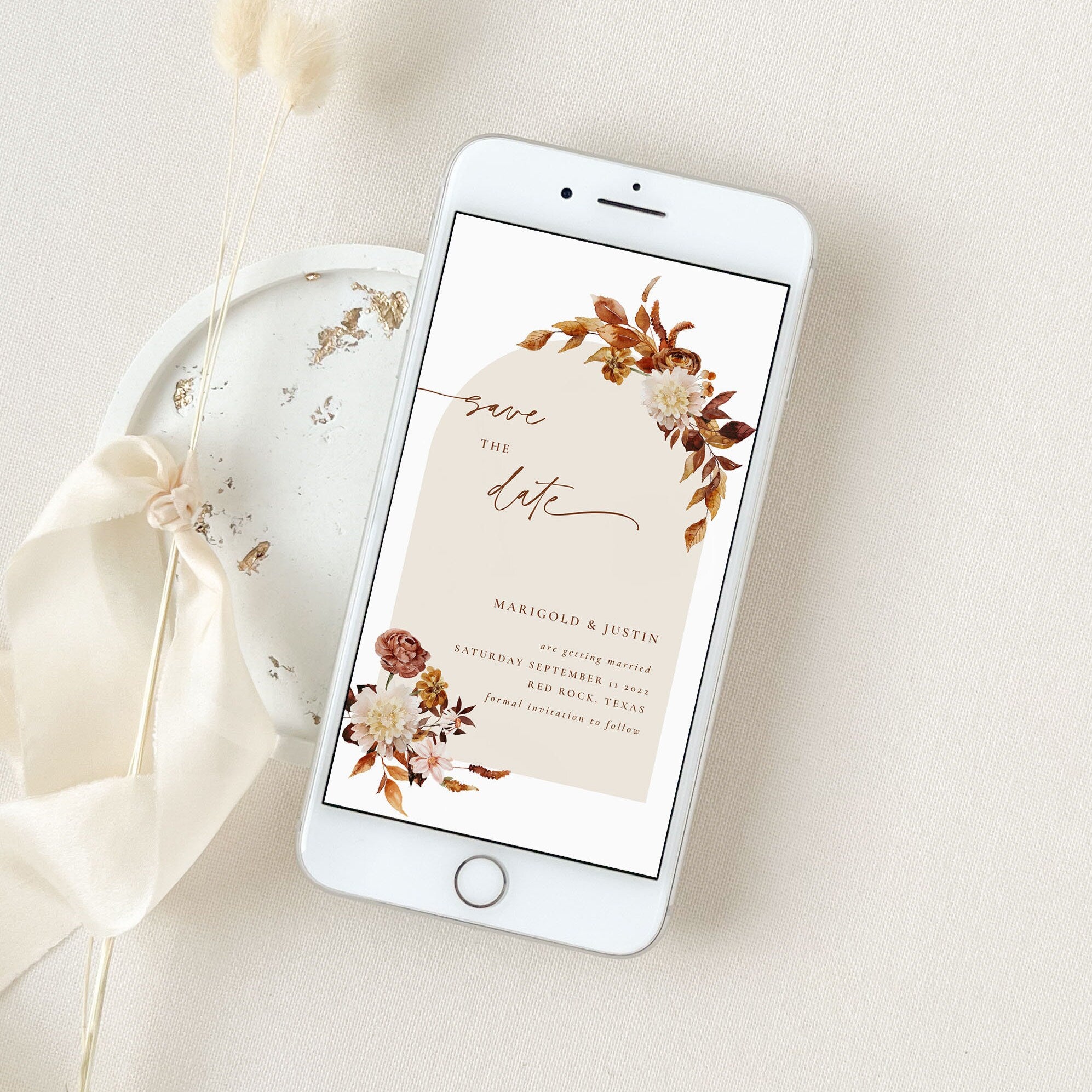 MARIGOLD Fall Save the Date Digital