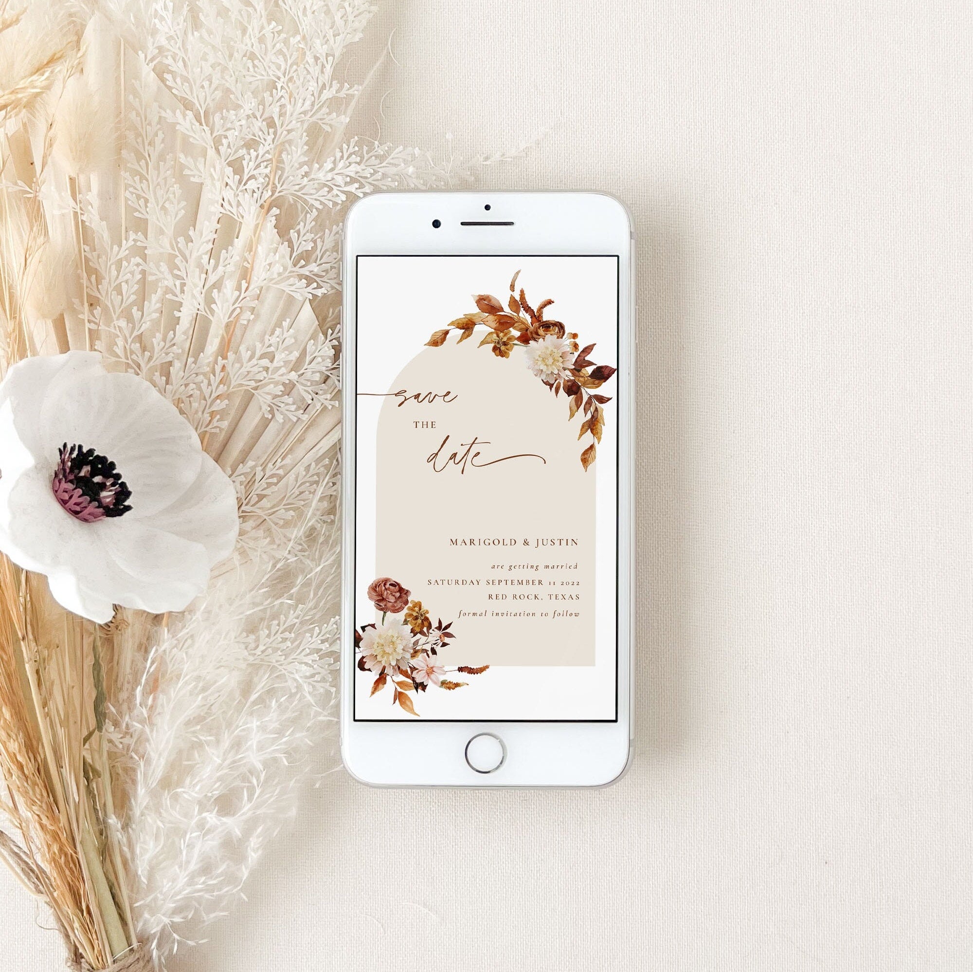 MARIGOLD Fall Save the Date Digital