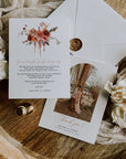 SCARLETT Template for Wedding Thank You Cards Boho Style