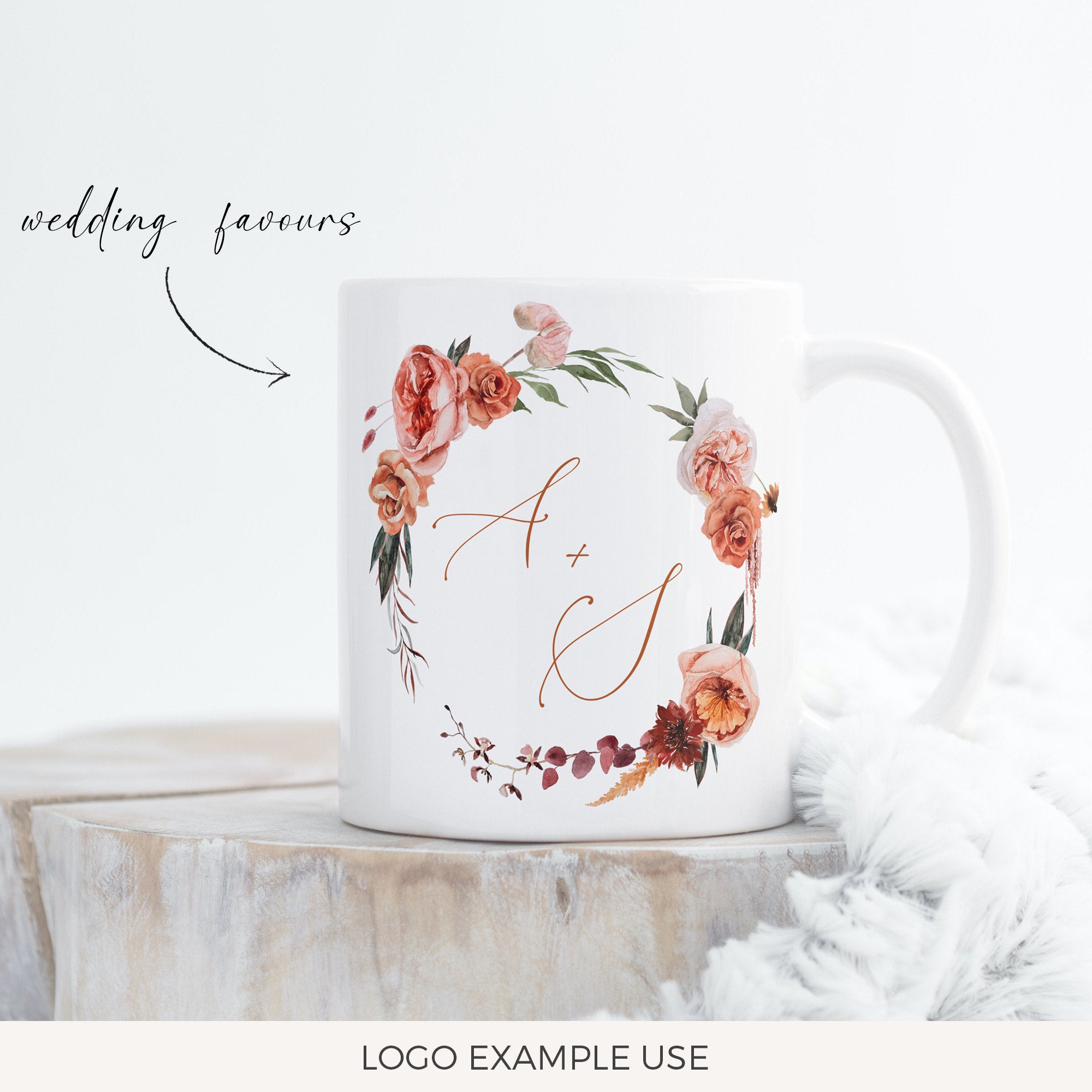 SCARLETT Floral Logo Template