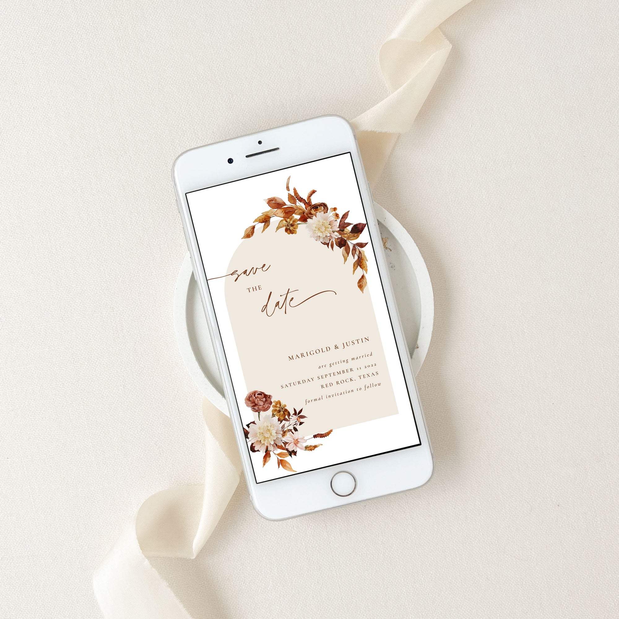 MARIGOLD Fall Save the Date Digital