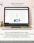 SANTORINI Wedding Invite Set Digital Card