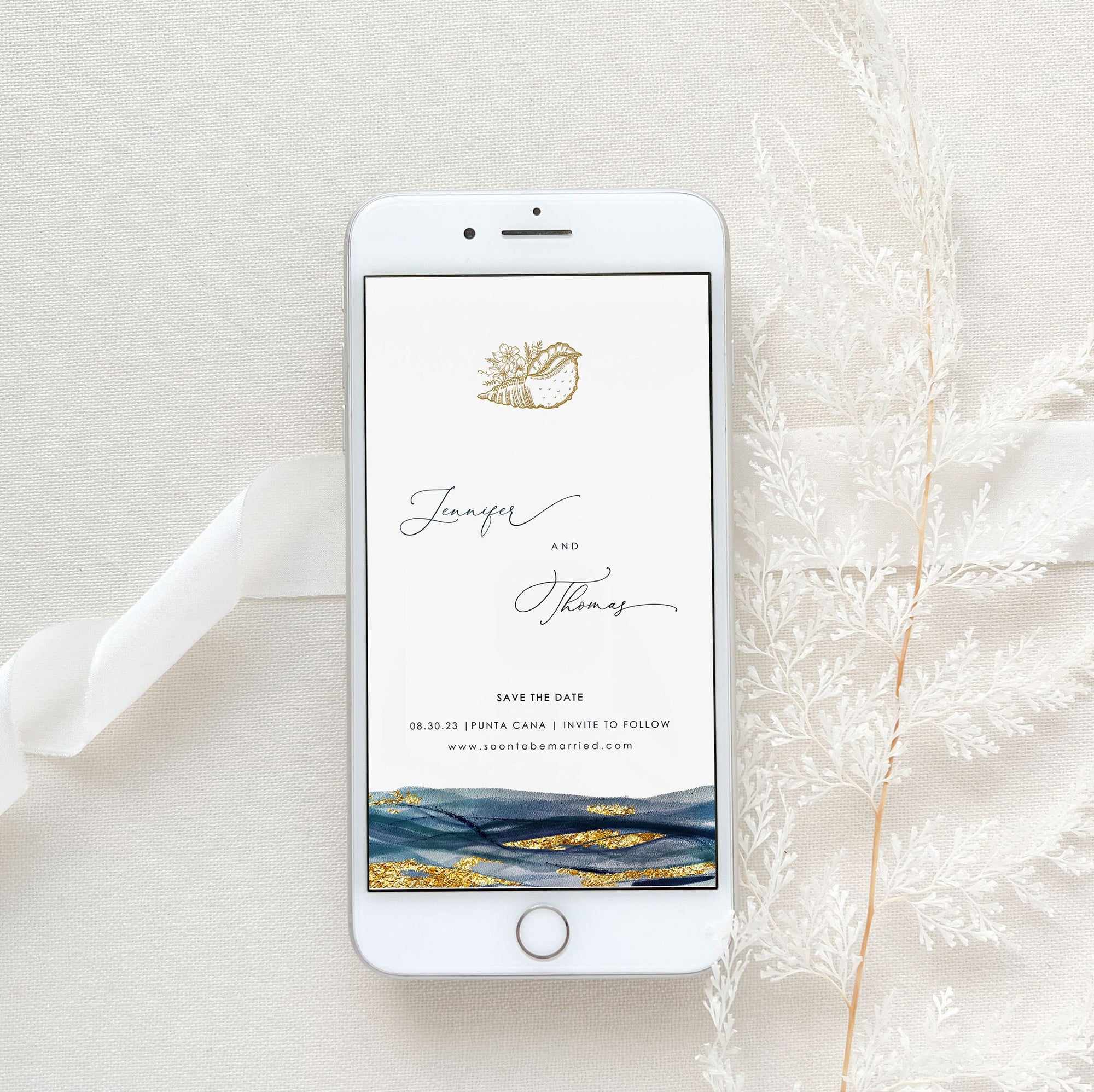 NOA Nautical Save the Date Electronic Card