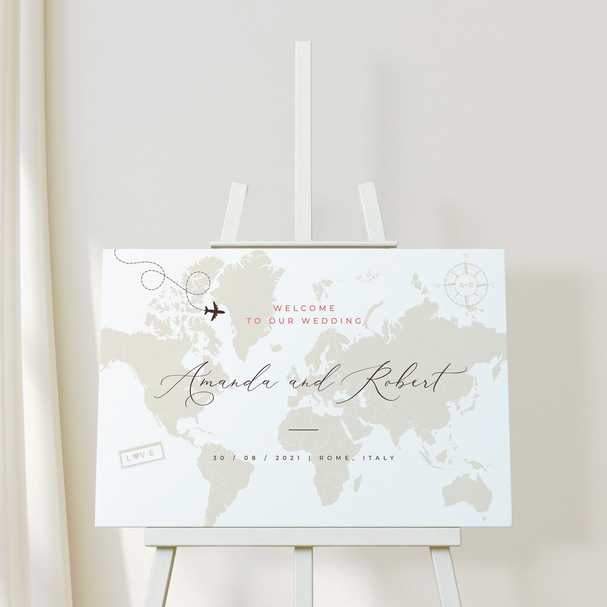 SOFIA Destination Wedding Sign Bundle Template