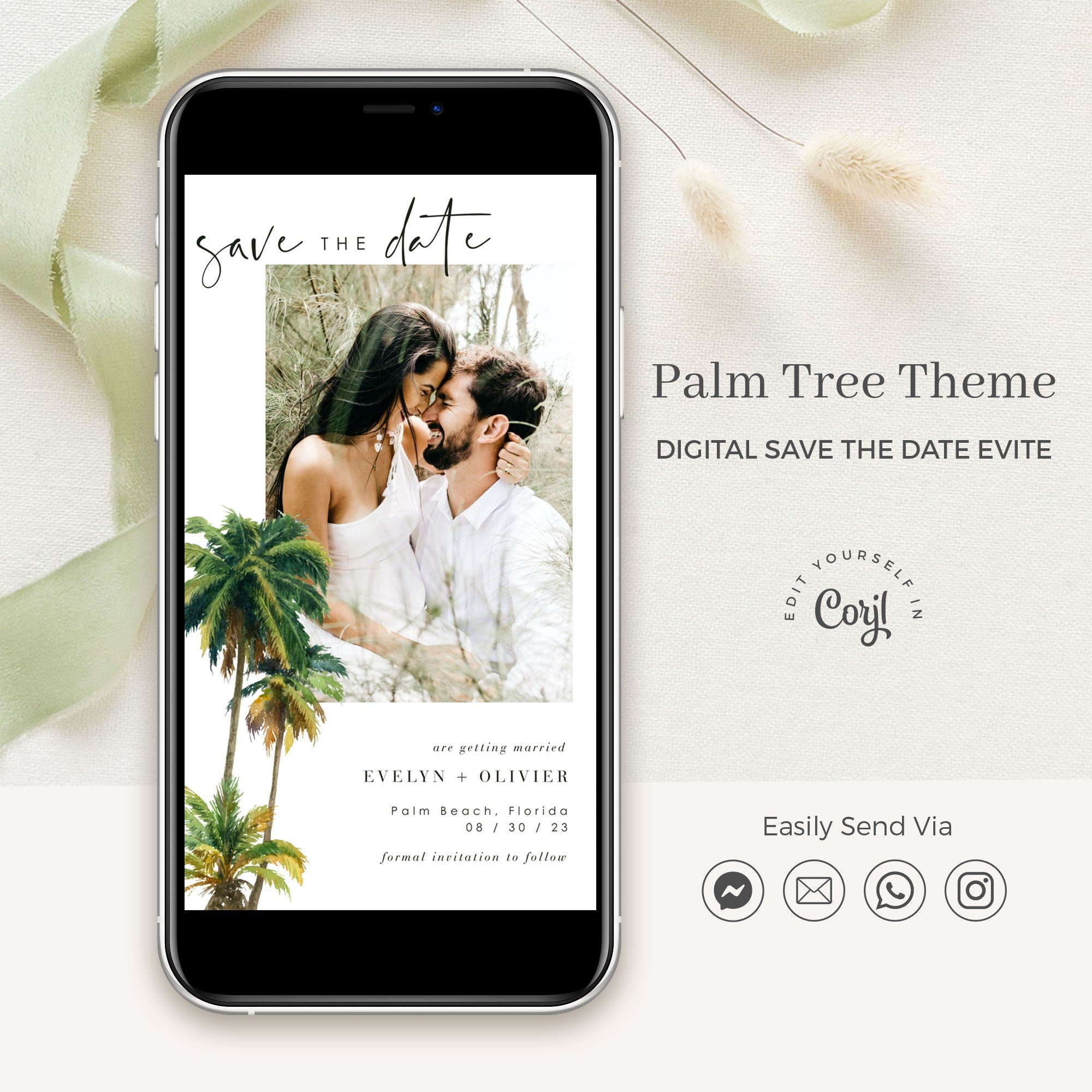KALA Tropical Save the Date Digital