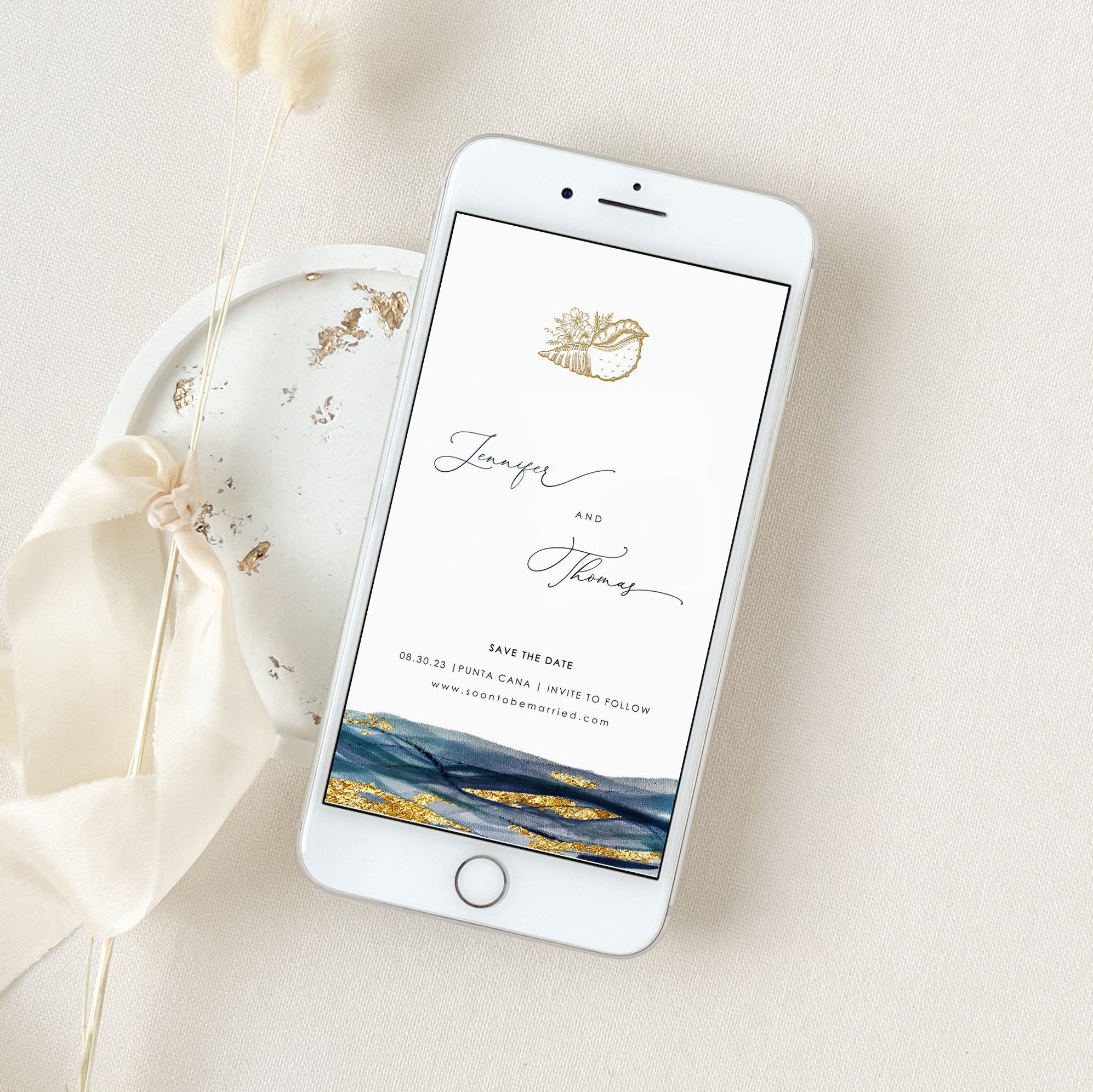 NOA Nautical Save the Date Electronic Card