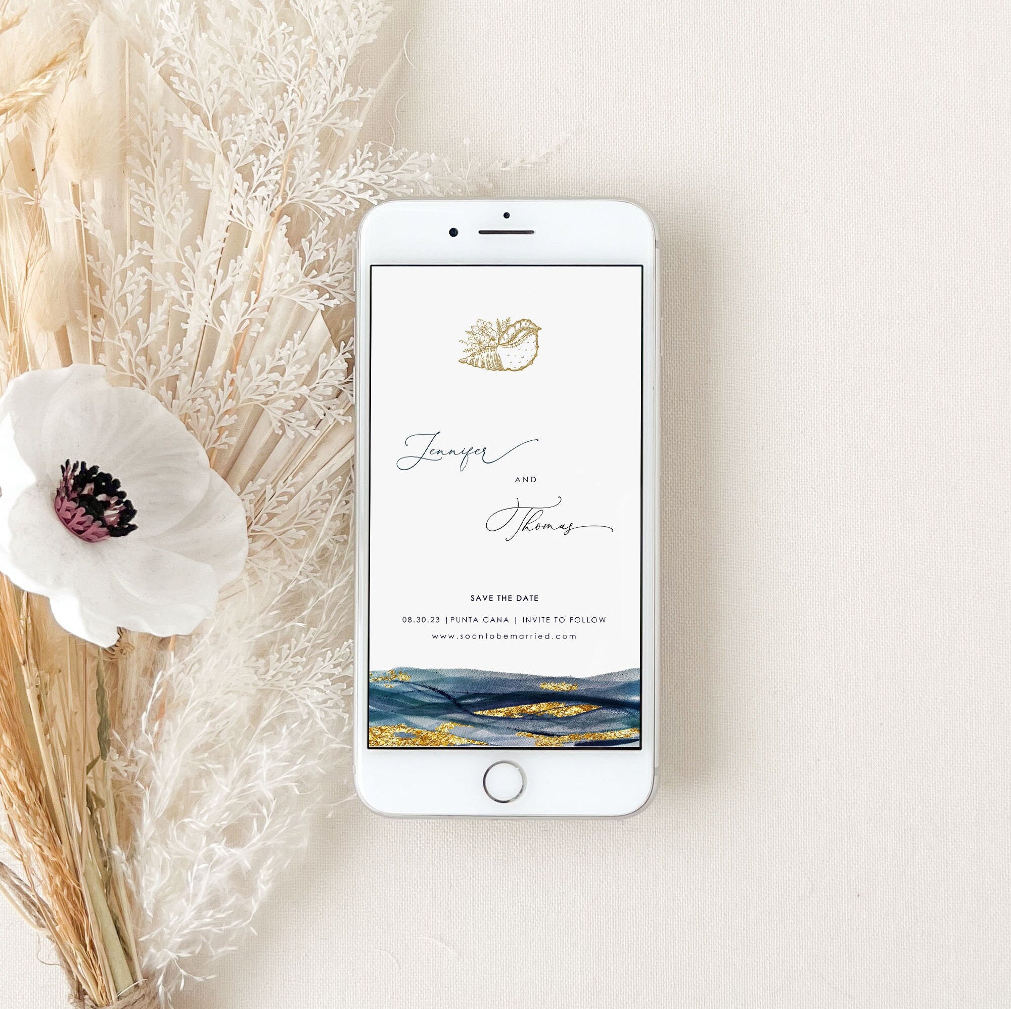 NOA Nautical Save the Date Electronic Card