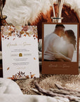 MARIGOLD Printable Wedding Invitation Fall Theme