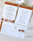 SCARLETT Passport Wedding Invitation Template