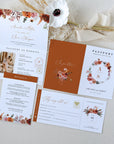 SCARLETT Passport Wedding Invitation Template