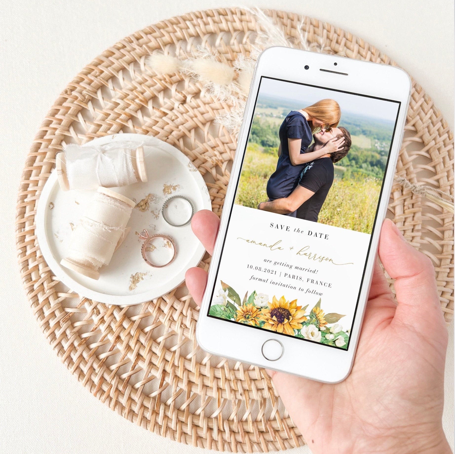 MARISOL Sunflower Save the Date Digital