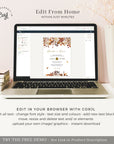 MARIGOLD Printable Wedding Invitation Fall Theme